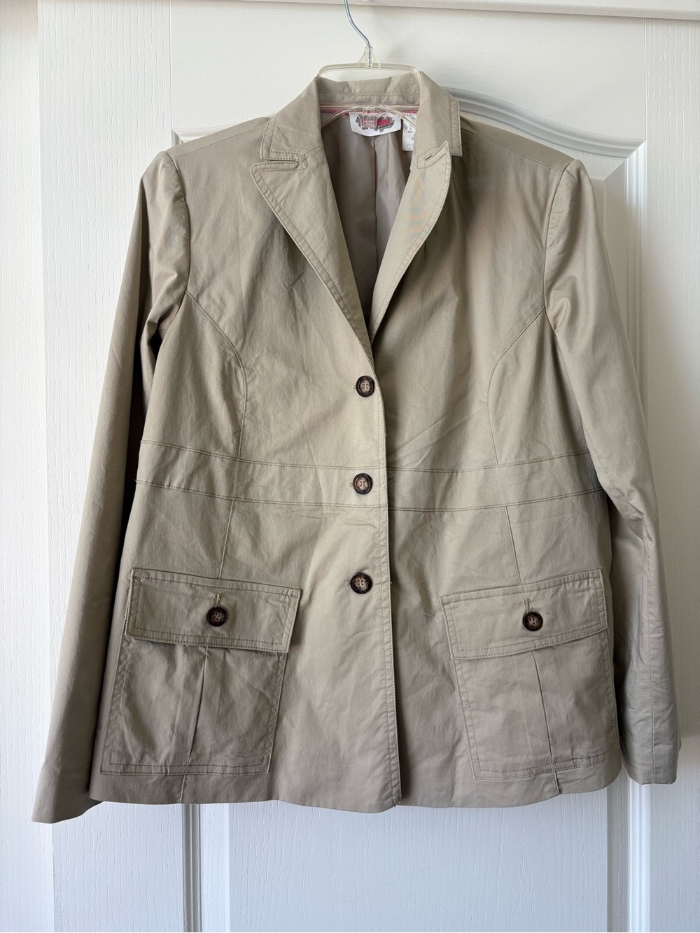 Venini Light Beige Tailored Cotton Blazer Jacket - Picture 1 of 8